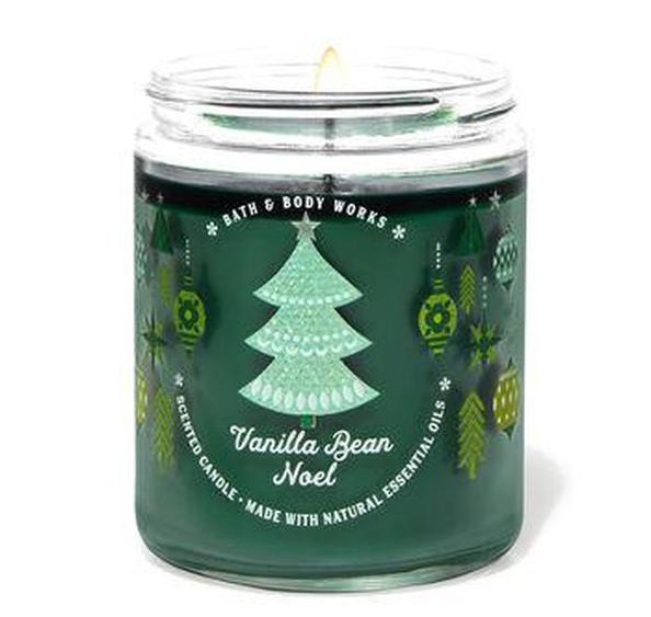 

Ароматическая свеча Bath and Body Works "VANILLA BEAN NOEL" 198 г