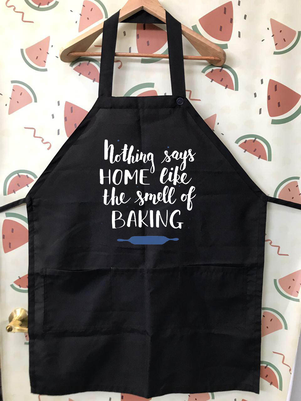 

Фартук с принтом "Hothing says home life the smell of baking"