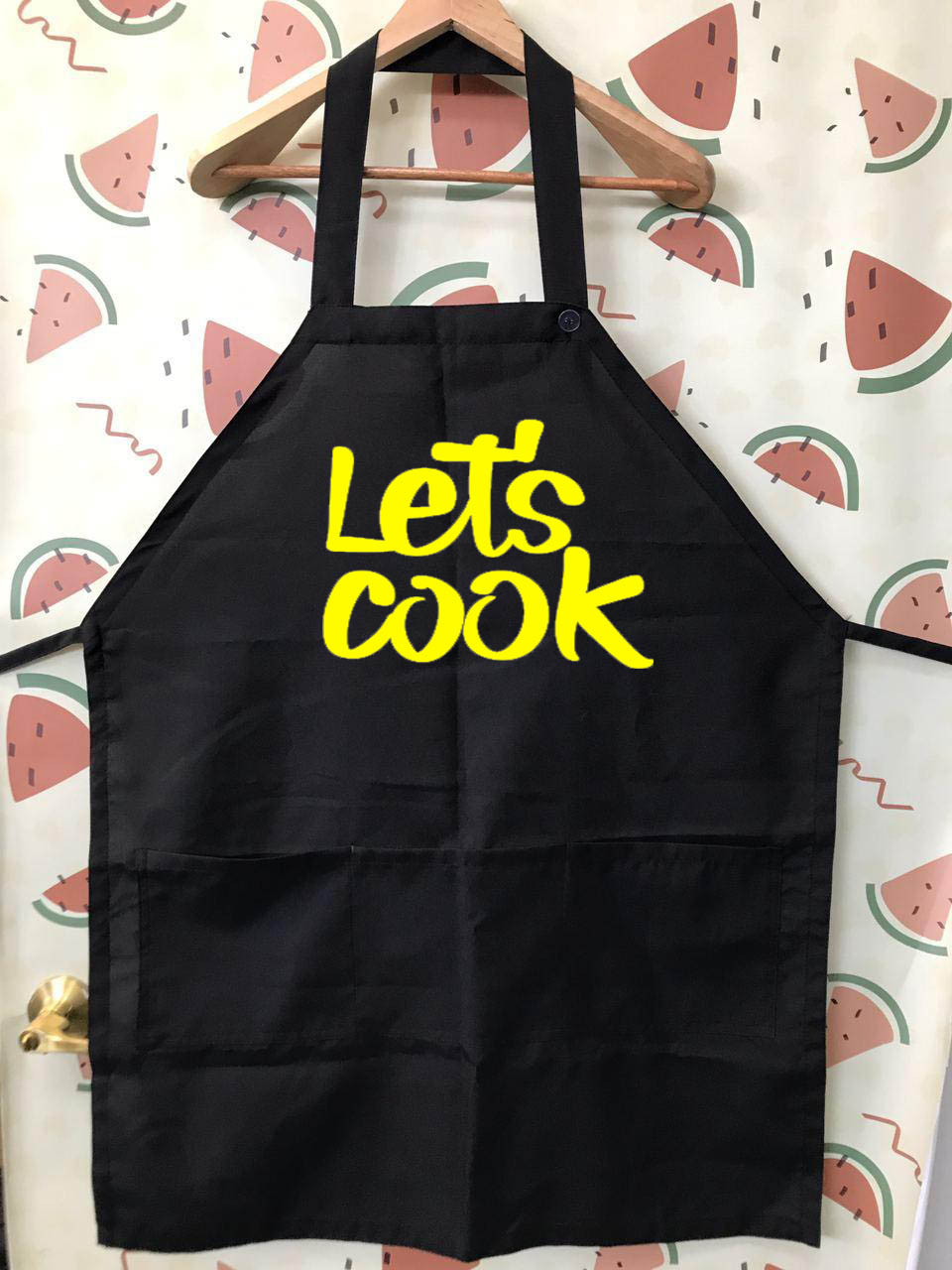 

Фартук с принтом "Lets cook"