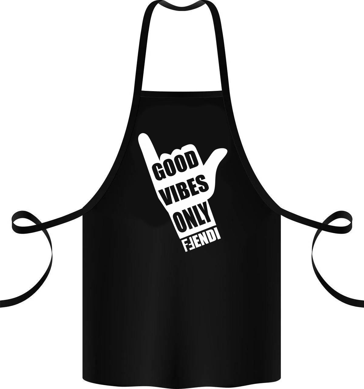 

Фартук с принтом "Good vibes only..."