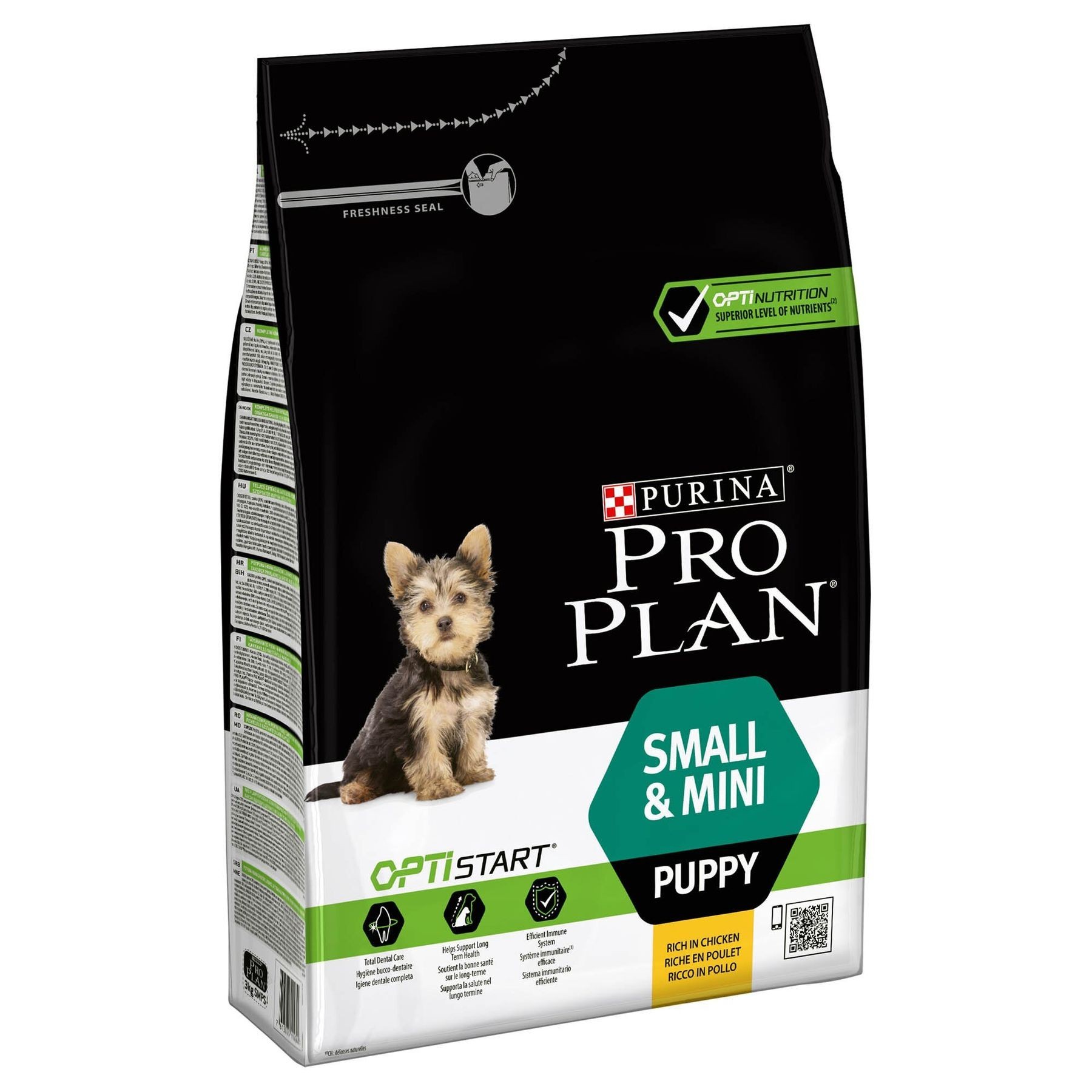 

Pro Plan Puppy Small and Mini OptiStart сухой корм для щенков малых пород (3кг)