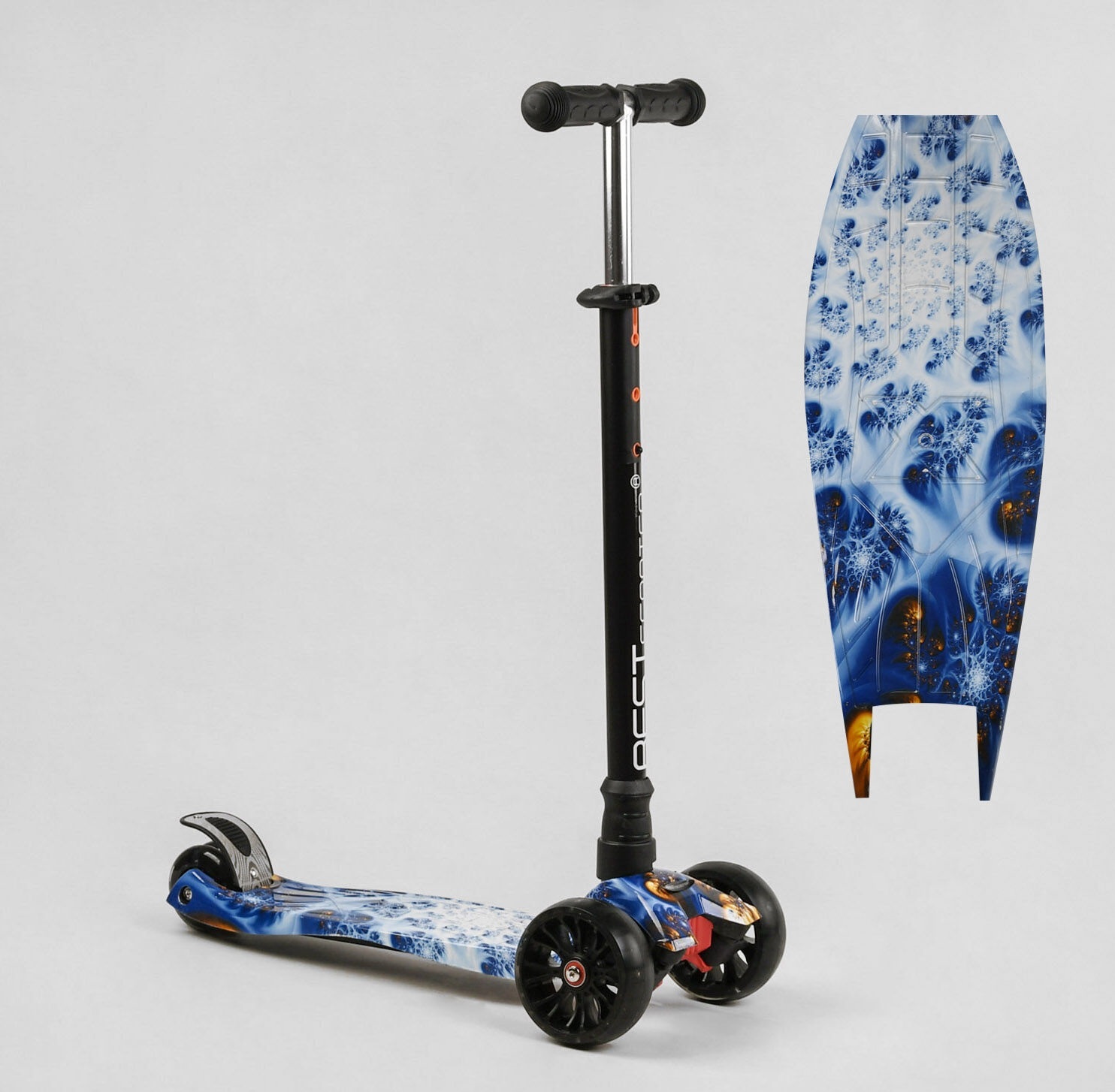 

Самокат Best Scooter MAXI Black-Blue (S-11102)