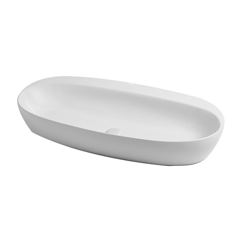 

Раковина-чаша Azzurra Clas+ ECI90MB1 Shiny white (71646)
