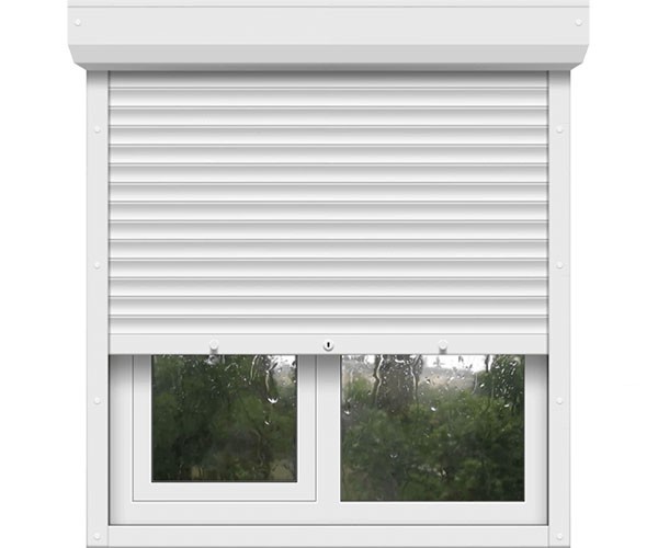 

Автоматические защитные рольставни Alutech Trend алюминий 2500х2800 мм белые