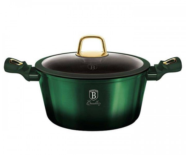 

Кастрюля 6,1 л (28*12,4 см) Berlinger Haus Emerald Collection BH-6059