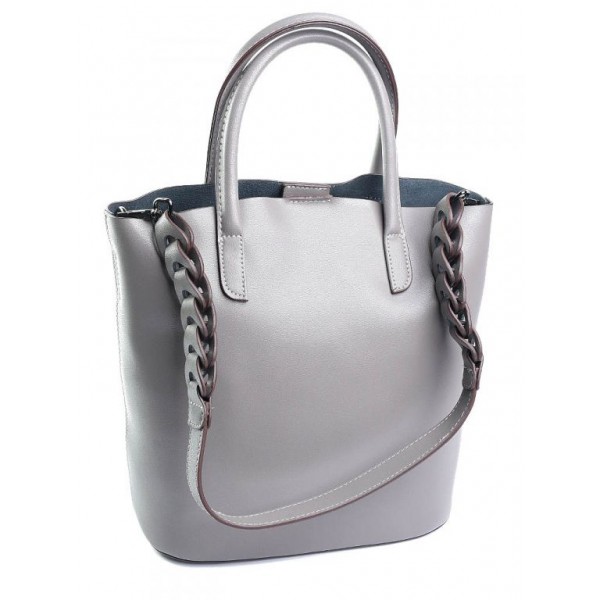 

Сумка женская натуральная кожа M-bag E0-60 Gray