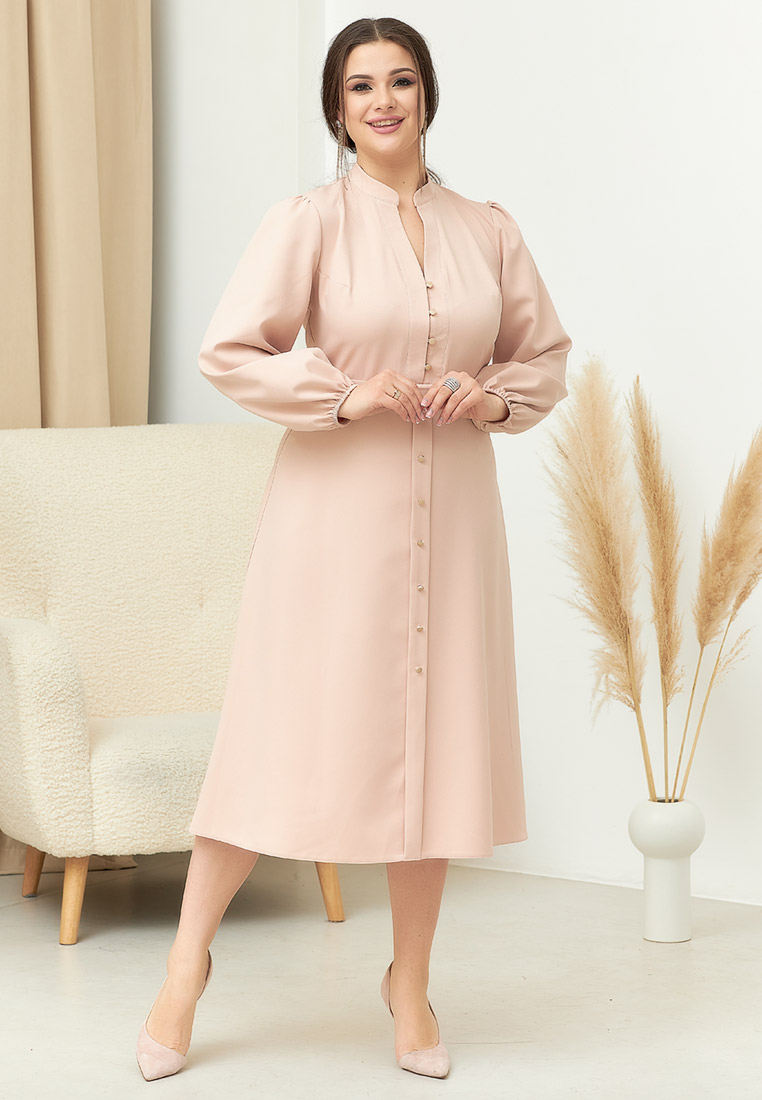 

Платье Gressa 496  Бежевое, Платье Gressa 496 50 Бежевое