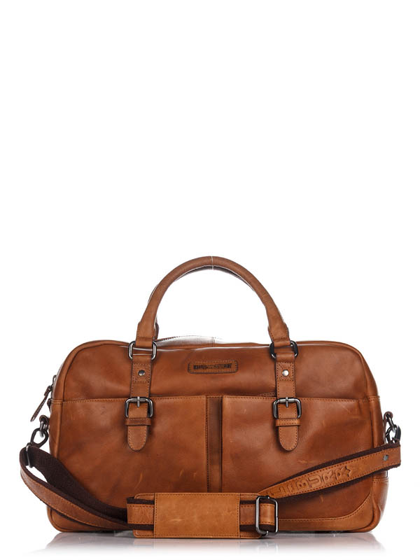 

Дорожная Сумка HILL BURRY 3083_brown Кожаная Коричневый