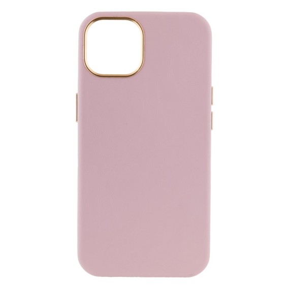 

Чехол Leather Case Gold Buttons для Apple iPhone 13 (Розовый)