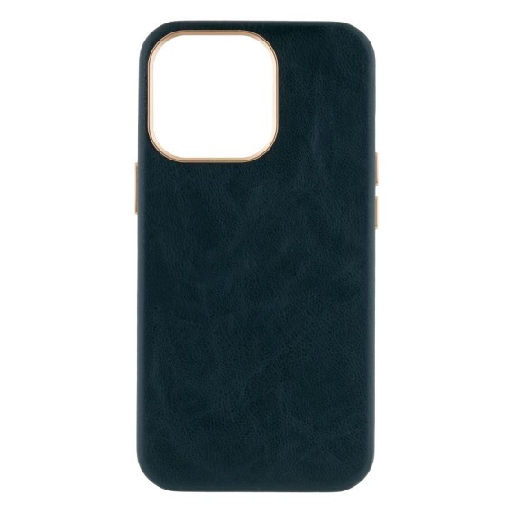 

Чехол Leather Case Gold Buttons для Apple iPhone 13 Pro (Темно-зеленый)