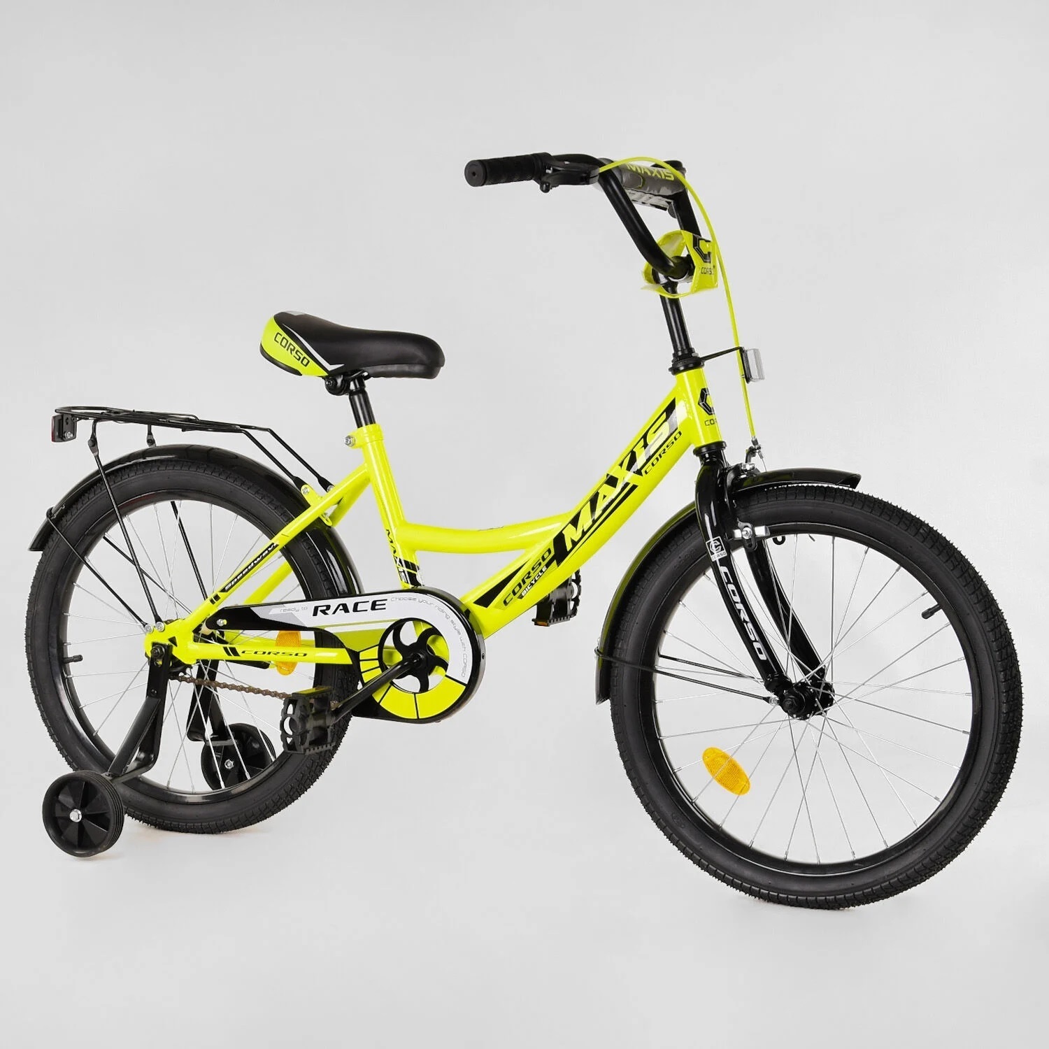 

Велосипед Corso 20" Maxis Black-Yellow (20650)