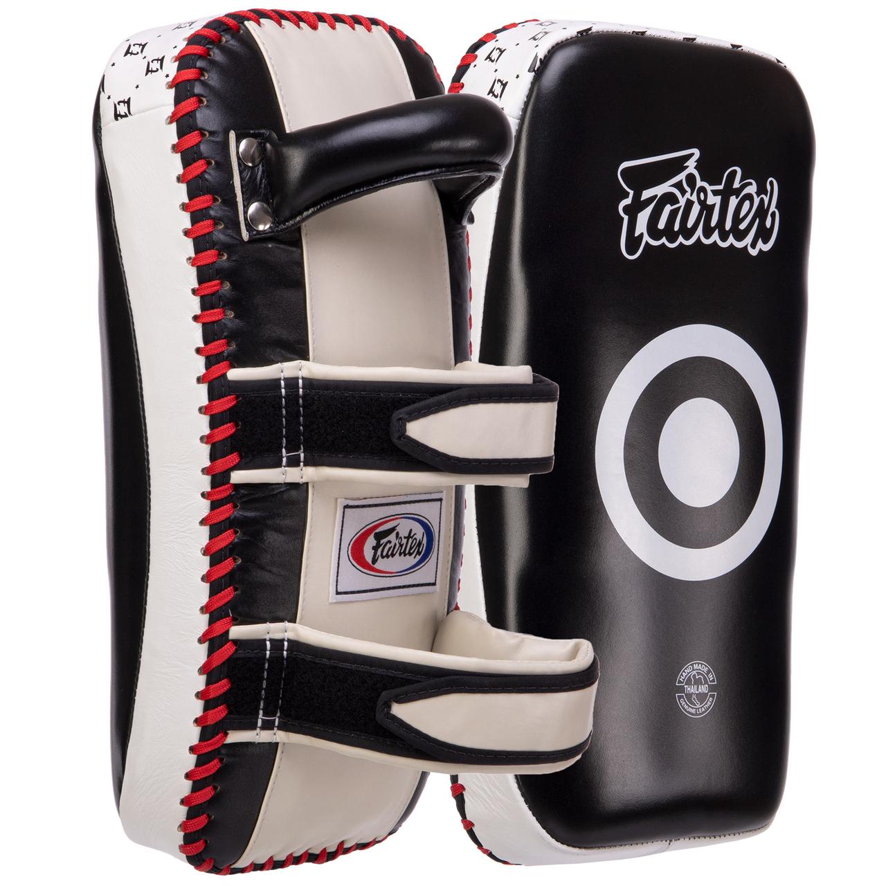 

Пады для тайского бокса Тай-пэды FAIRTEX KPLC2 37x18x9см 2шт черный-белый