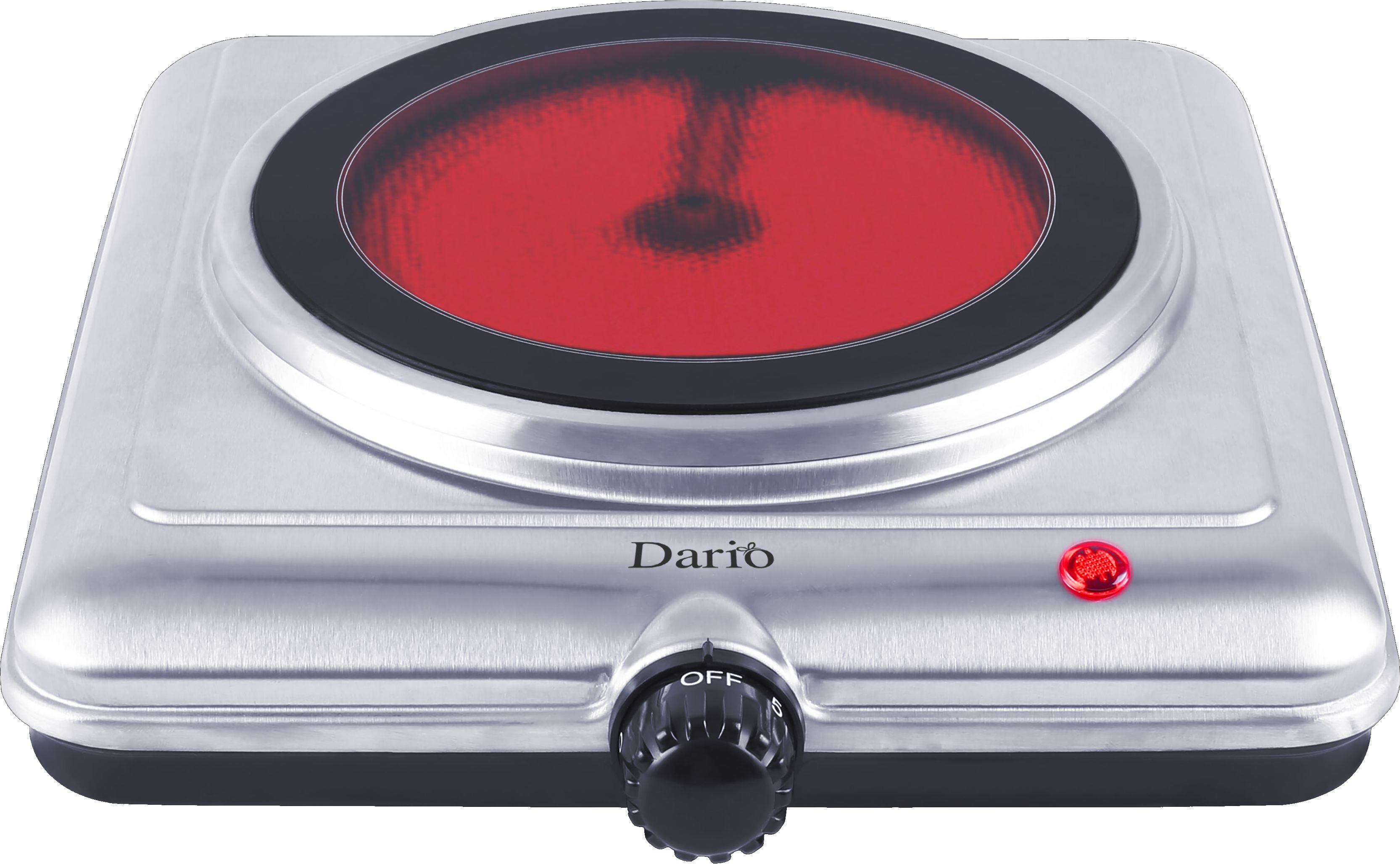 

Настольная плита Dario DHP121S нержавеющая сталь