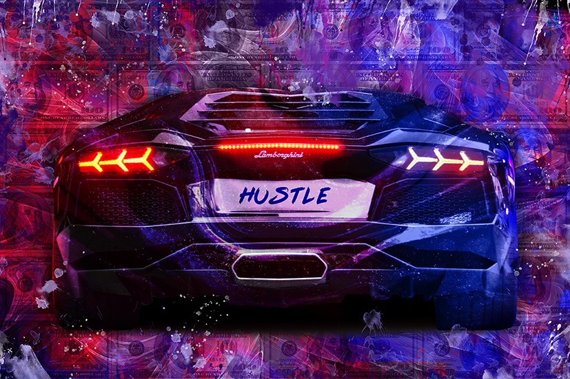 

Картина на холсте Lamborghini Ламборджини 60х90 см