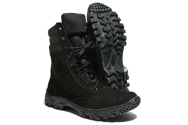 

Берцы зимние Strongboots Хищник кожа нубук Черные 5154-10-14 (40)