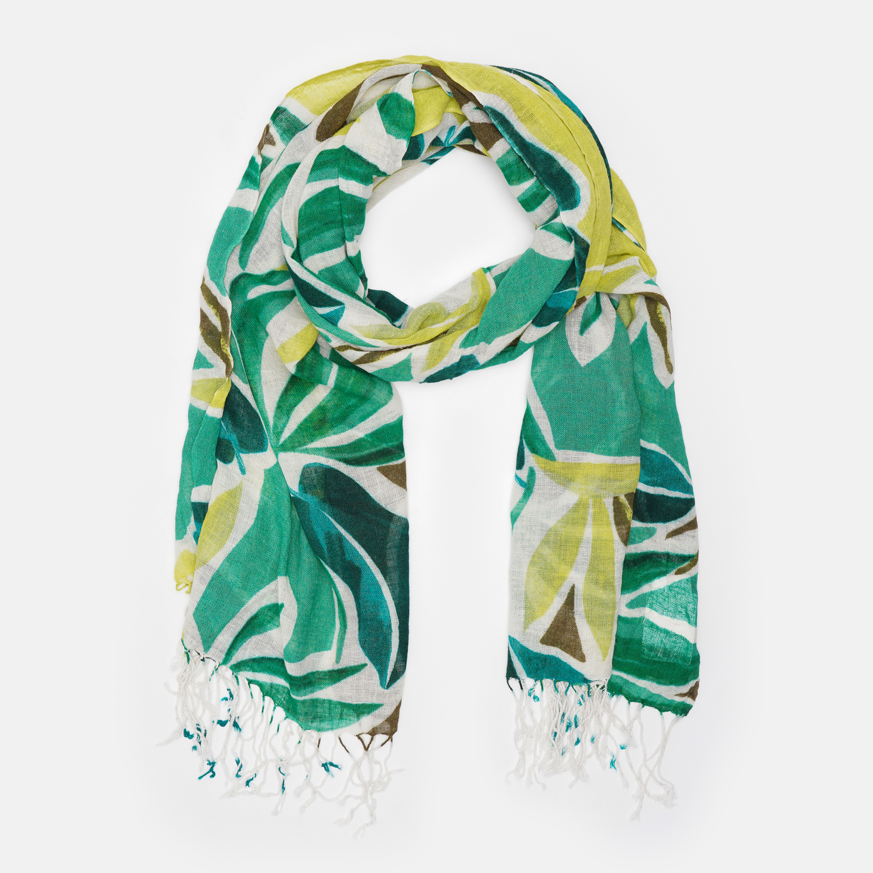 

Палантин H&M 1576953bar 75х180 см Зеленый