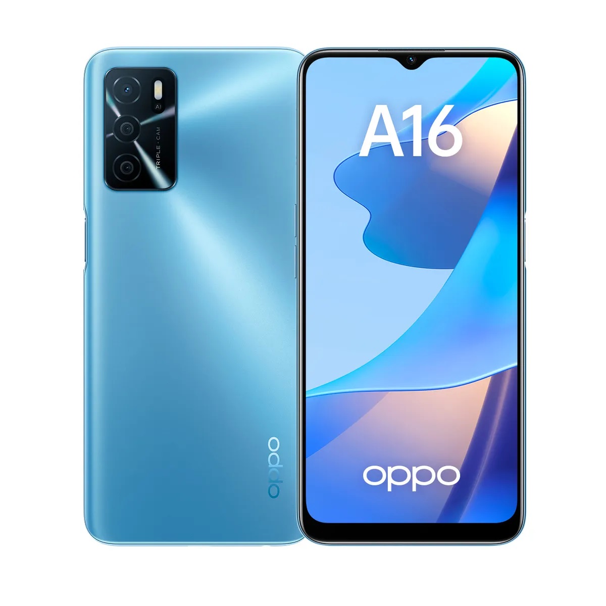 

Смартфон Oppo A16 3/32GB Dual Sim Pearl Blue