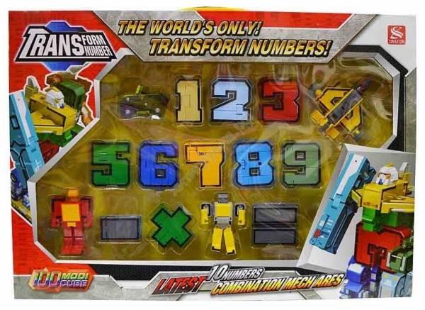 

Игровой набор Цифры трансформеры Xintaiyuan Toys 2808
