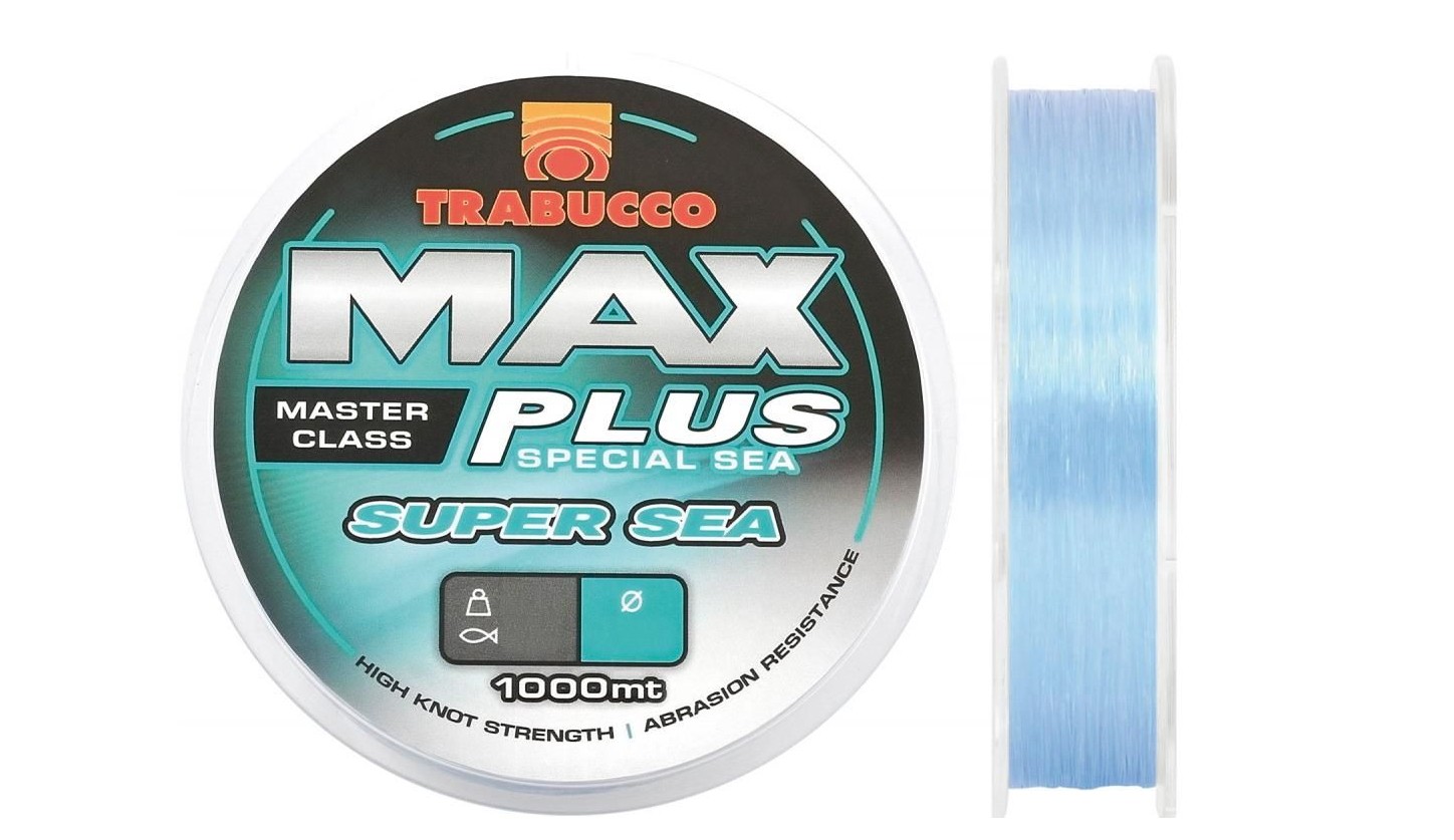 

Леска Trabucco MAX PLUS SUPER SEA 0,250 мм 5,80кг 1000м