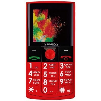 

Мобильный телефон Sigma Comfort 50 Solo Red