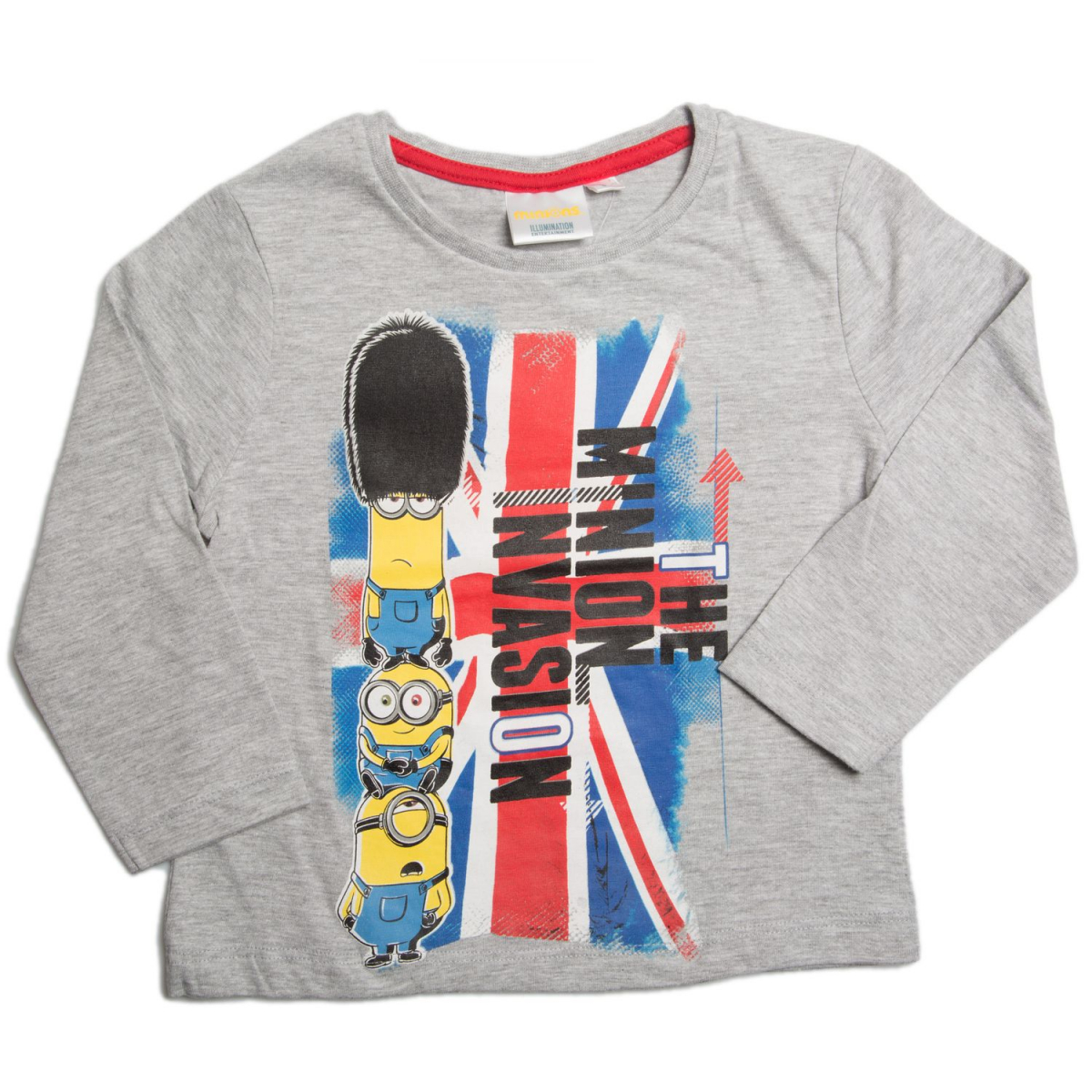 

Реглан Миньоны Disney (Sun City) 3 года (98 см) серый (PH1213-gray-3)