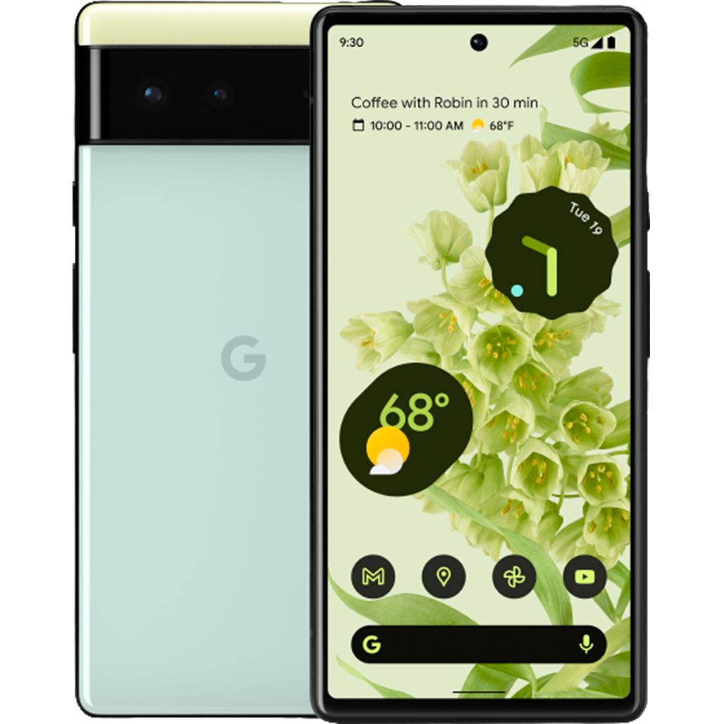 

Смартфон Google Pixel 6 8/128GB (Sorta Seafoam) [62332]