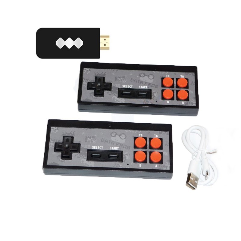 

Ретро игровая приставка Data frog 8-bit 568 in 1 HDMI Dongle Y2 FHD [63692]
