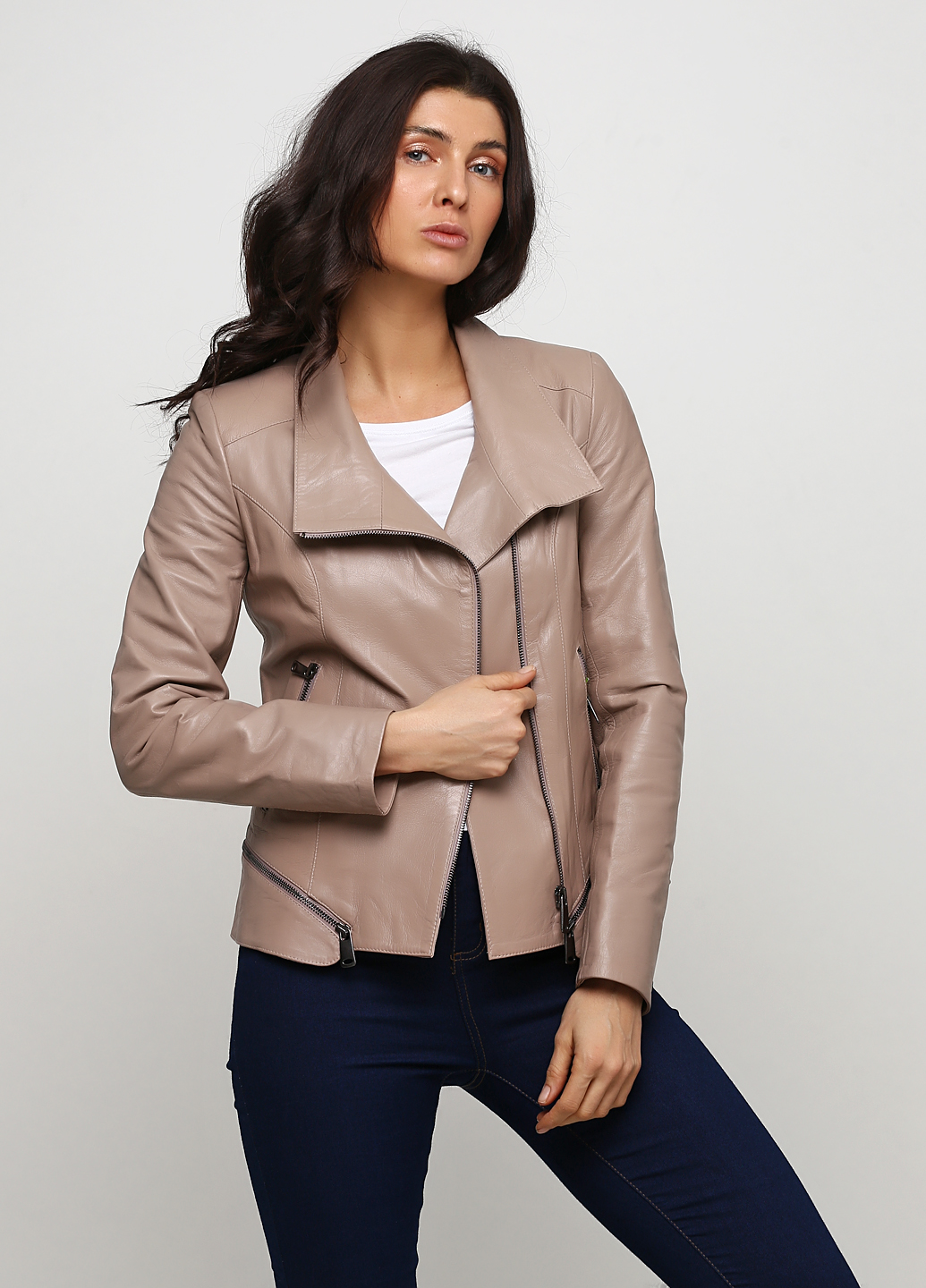 

Куртка из натуральной кожи Leather Factory 7870323 M Бежевая