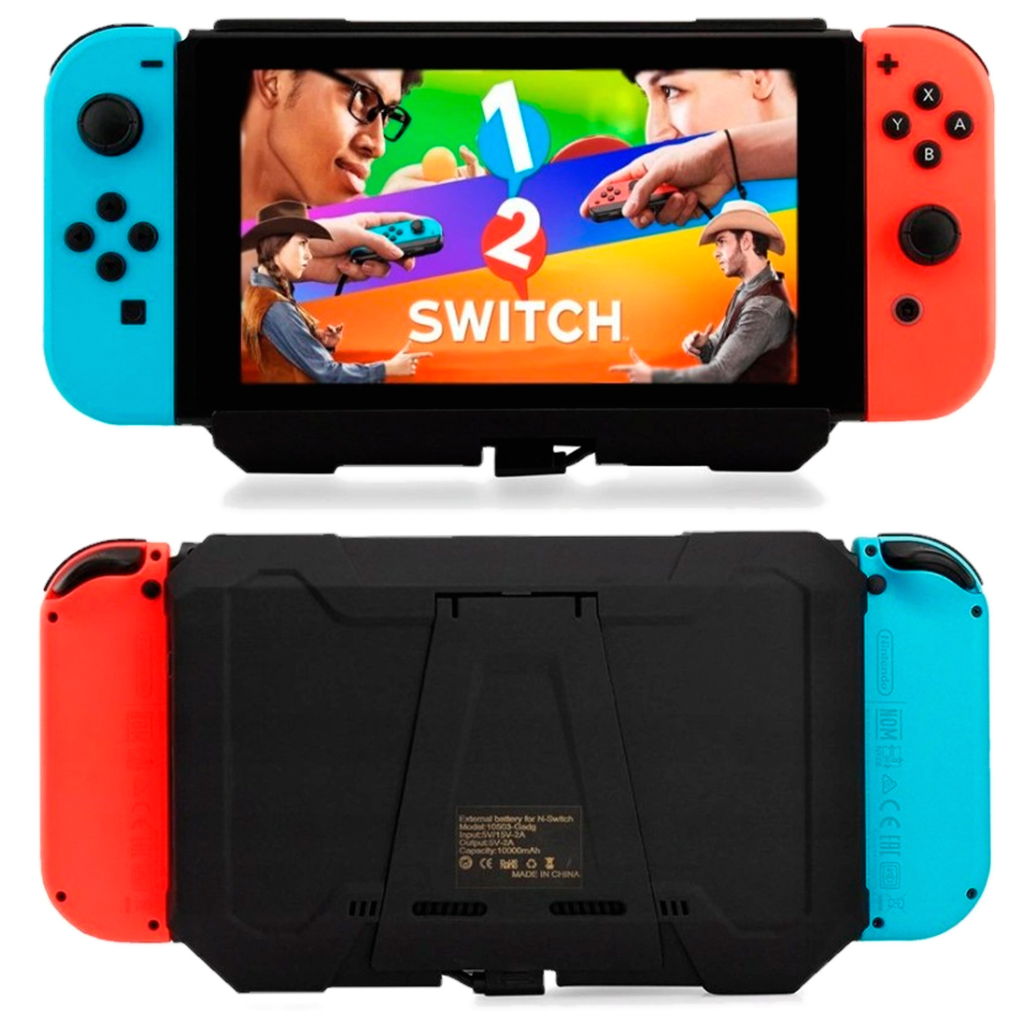 

Чехол-аккумулятор MIMD 2-in-1 Charging Case Stand for Nintendo Switch [59585]