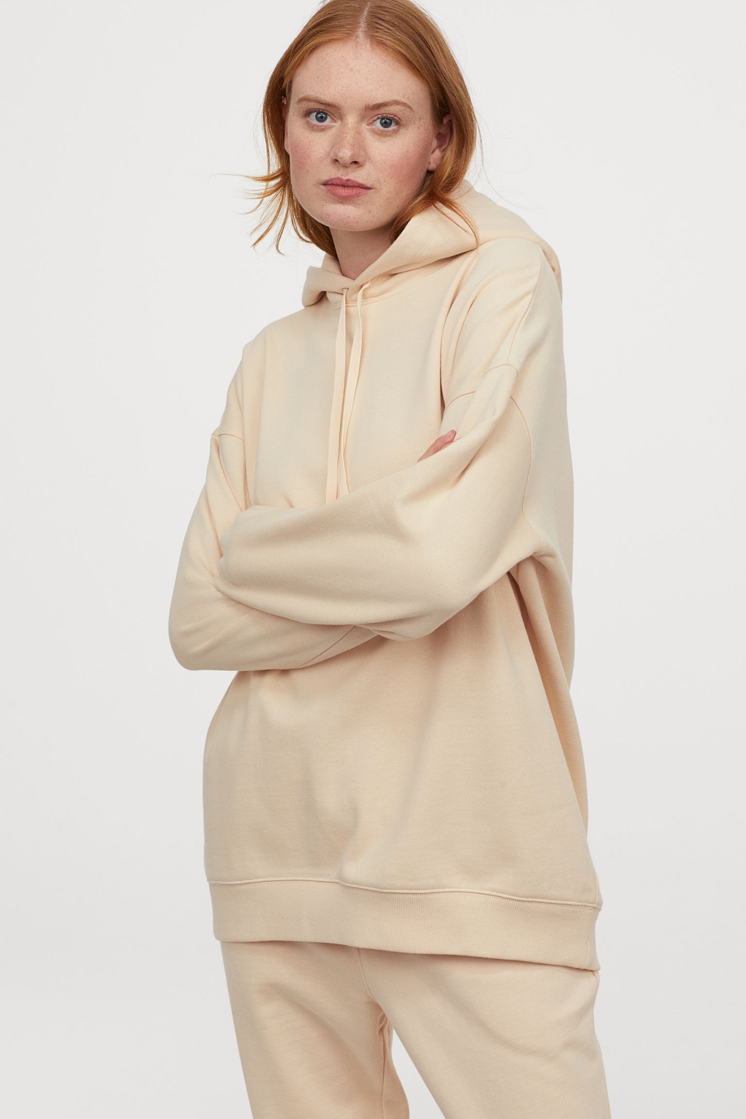 

Худи H&M L светло бежевый 27129099142
