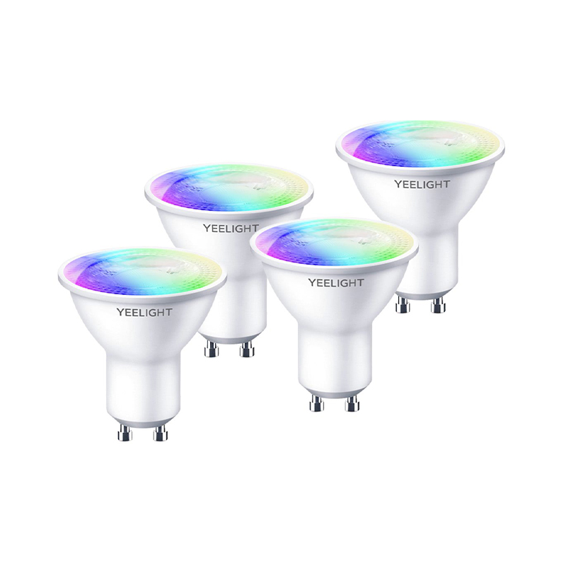 

Светодиодная лампа Yeelight GU10 Smart Bulb W1 Multicolor 4 шт (YLDP004-A) [57605]