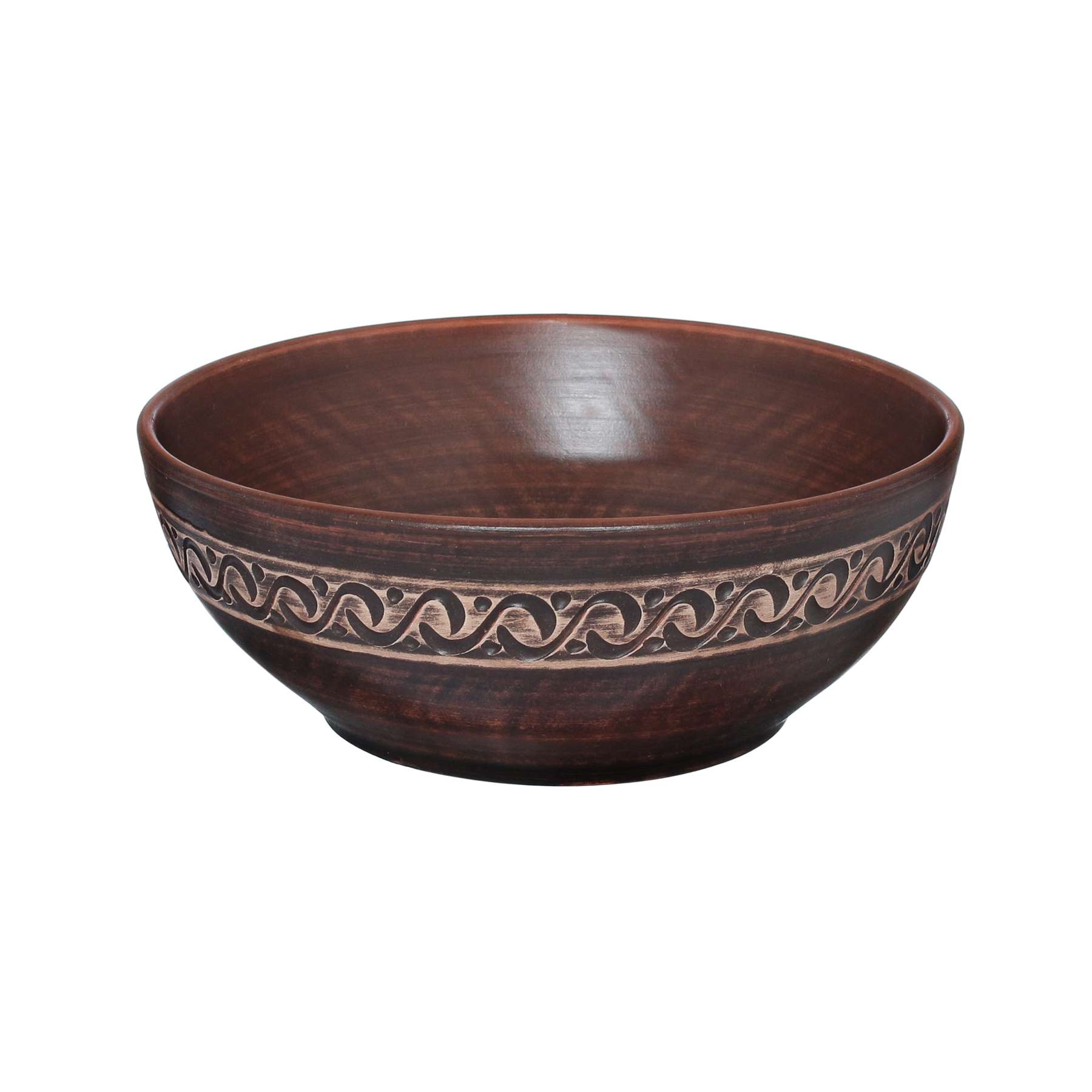 

Миска ангоб ,1л из красной глины (набор из 6 шт)