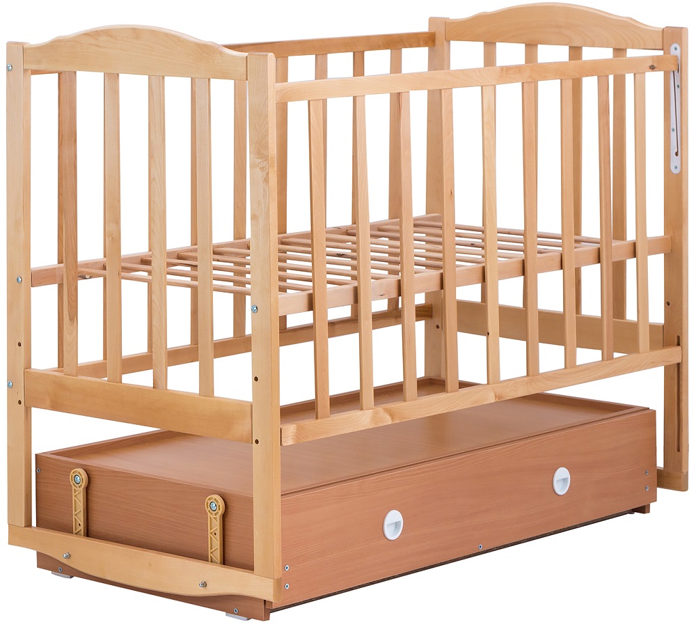 

Кроватка детская Babyroom Зайчонок Z304 маятник, ящик лакированная