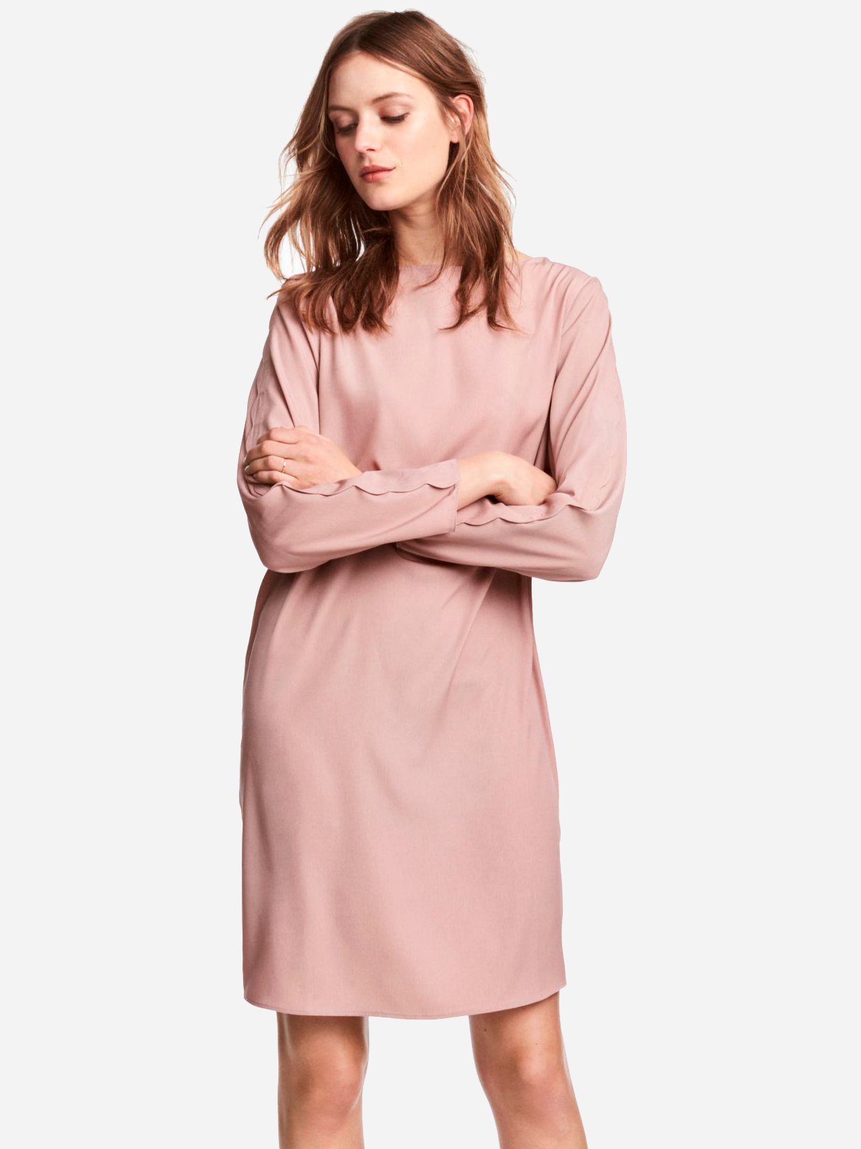 

Платье H&M 0530362-5  Пудра, Платье H&M 0530362-5 32 Пудра