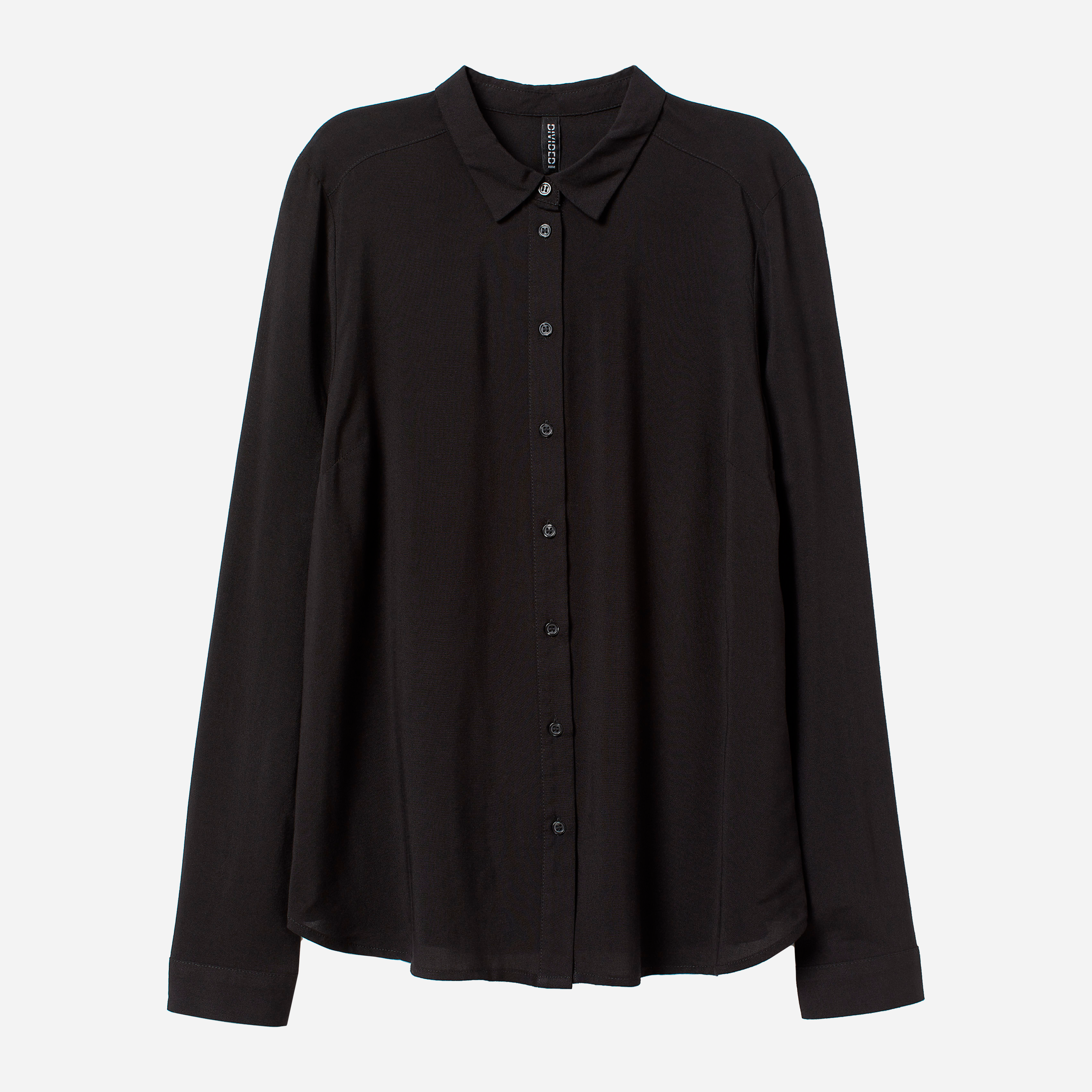 

Рубашка H&M 01-840689389-011  Черная (СА2000001445129, Рубашка H&M 01-840689389-011 40 Черная (СА2000001445129)