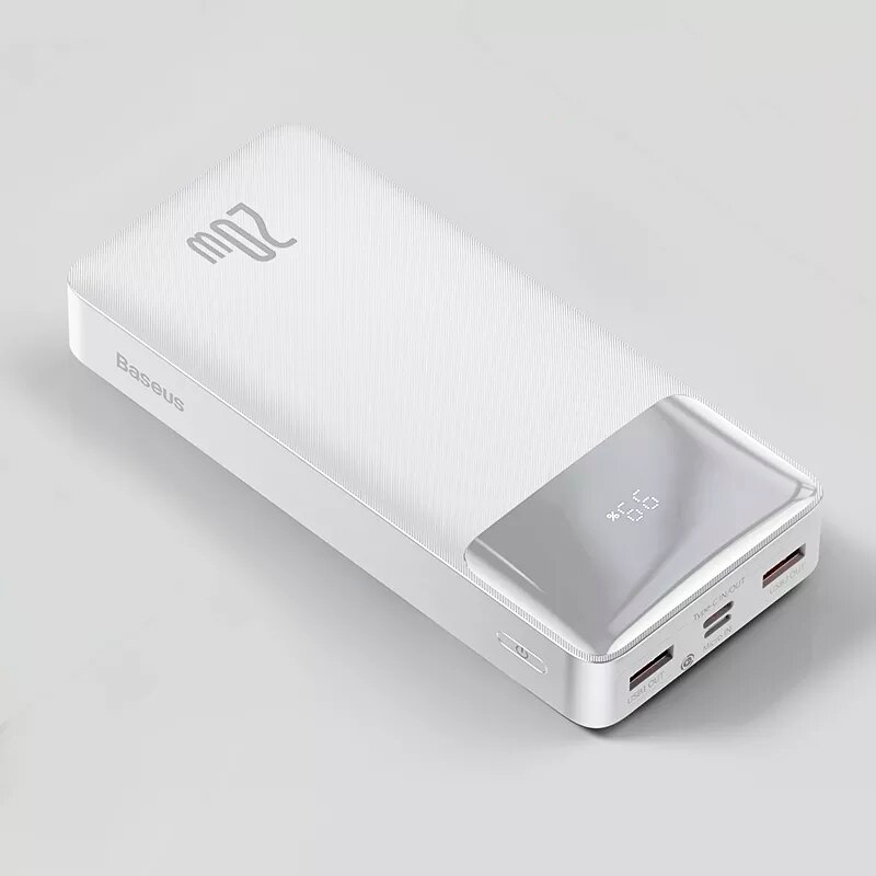 

Банк заряда Baseus PPBD10K 2xUSB+Type-C 10000mAh 20W white