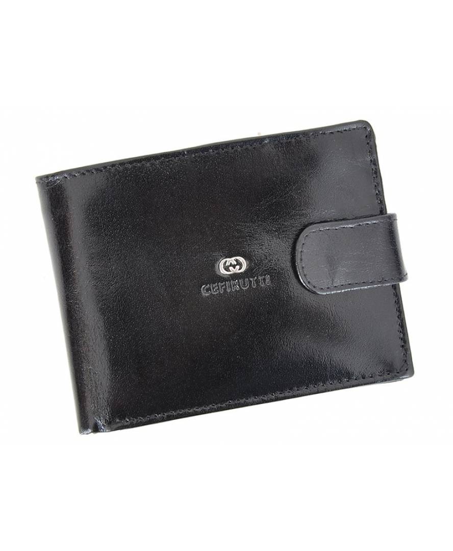 

Кошелёк мужской Cefirutti 7680286-1 чёрный 9.5x12.5 см