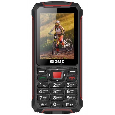 

Телефон Sigma X-treme PR68 Black Red