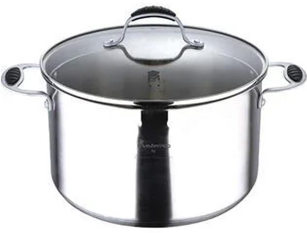 

Кастрюля Bergner Master Pro Foodies 5.2л, Ø24х12см индукционная с мерной шкалой