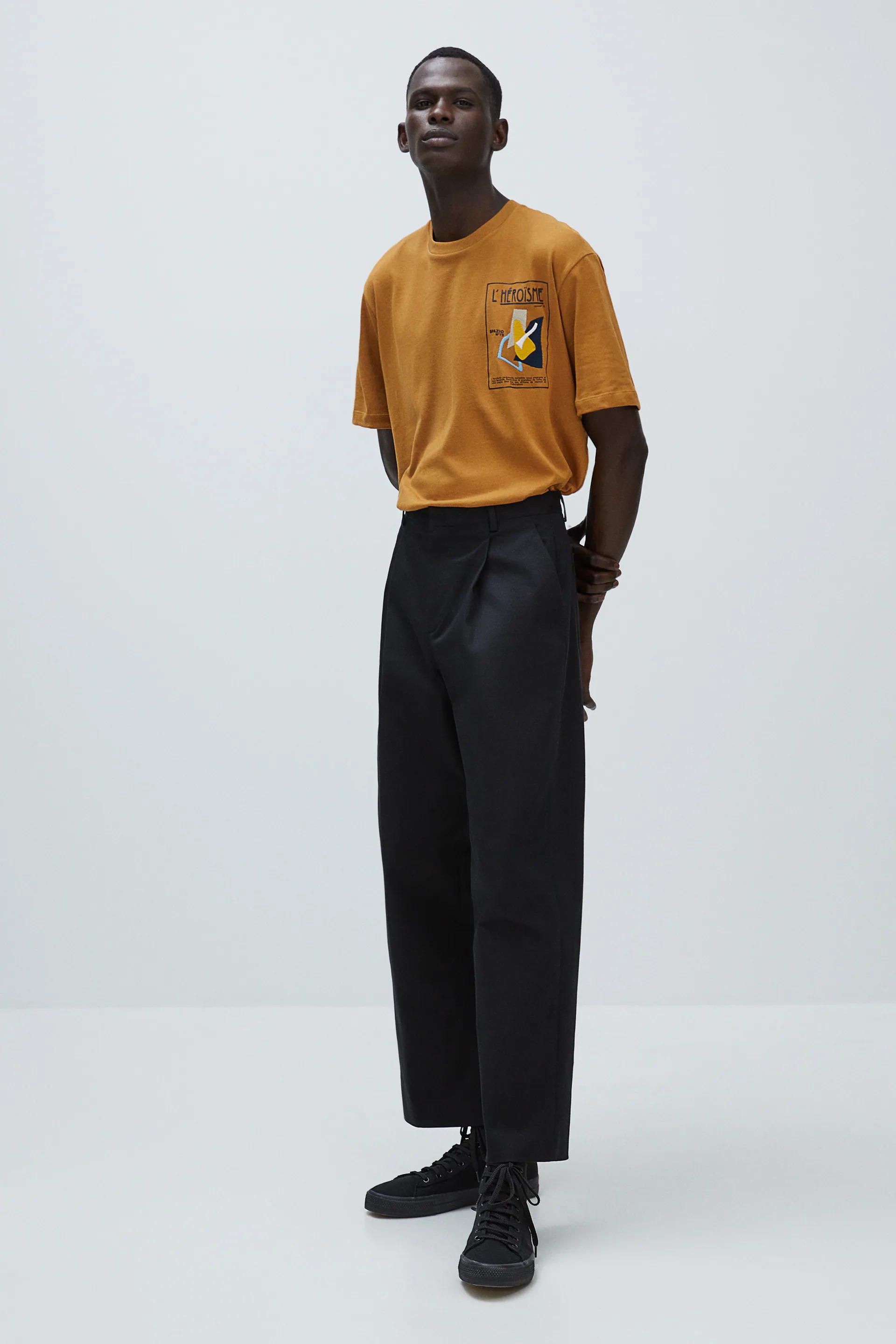 

Футболка Zara  коричневый 0977305707, Футболка Zara M коричневый 0977305707