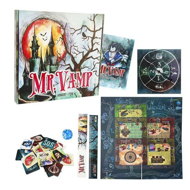 

Настольная игра-квест "Mr. Vamp" 32060 укр