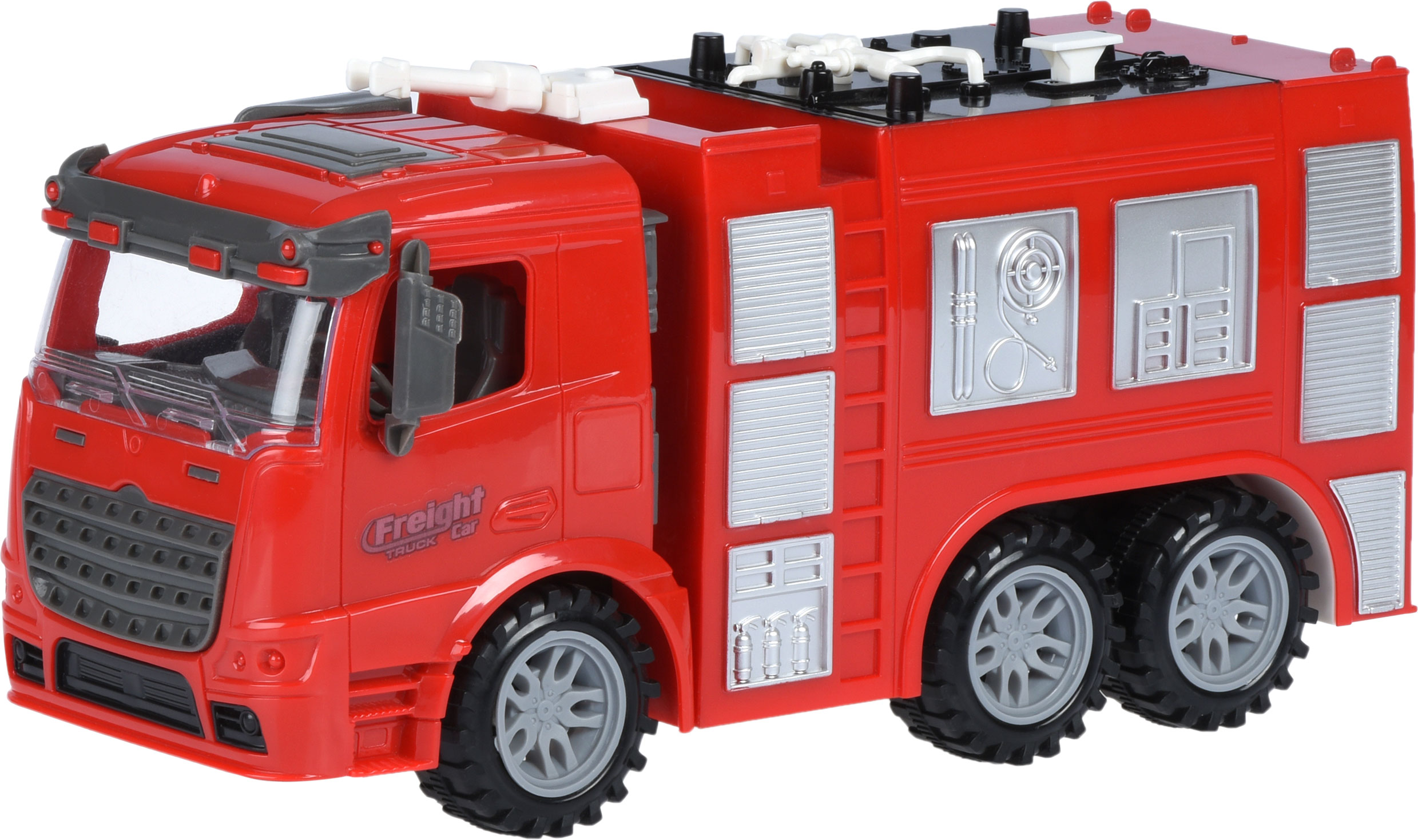 Акция на Машинка Same Toy Truck инерционная Пожарная автоцистерна (98-618Ut) от Rozetka UA
