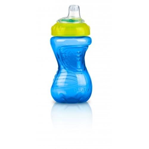 

Поильник с силиконовым носиком-непроливайкой, Nuby (blue)