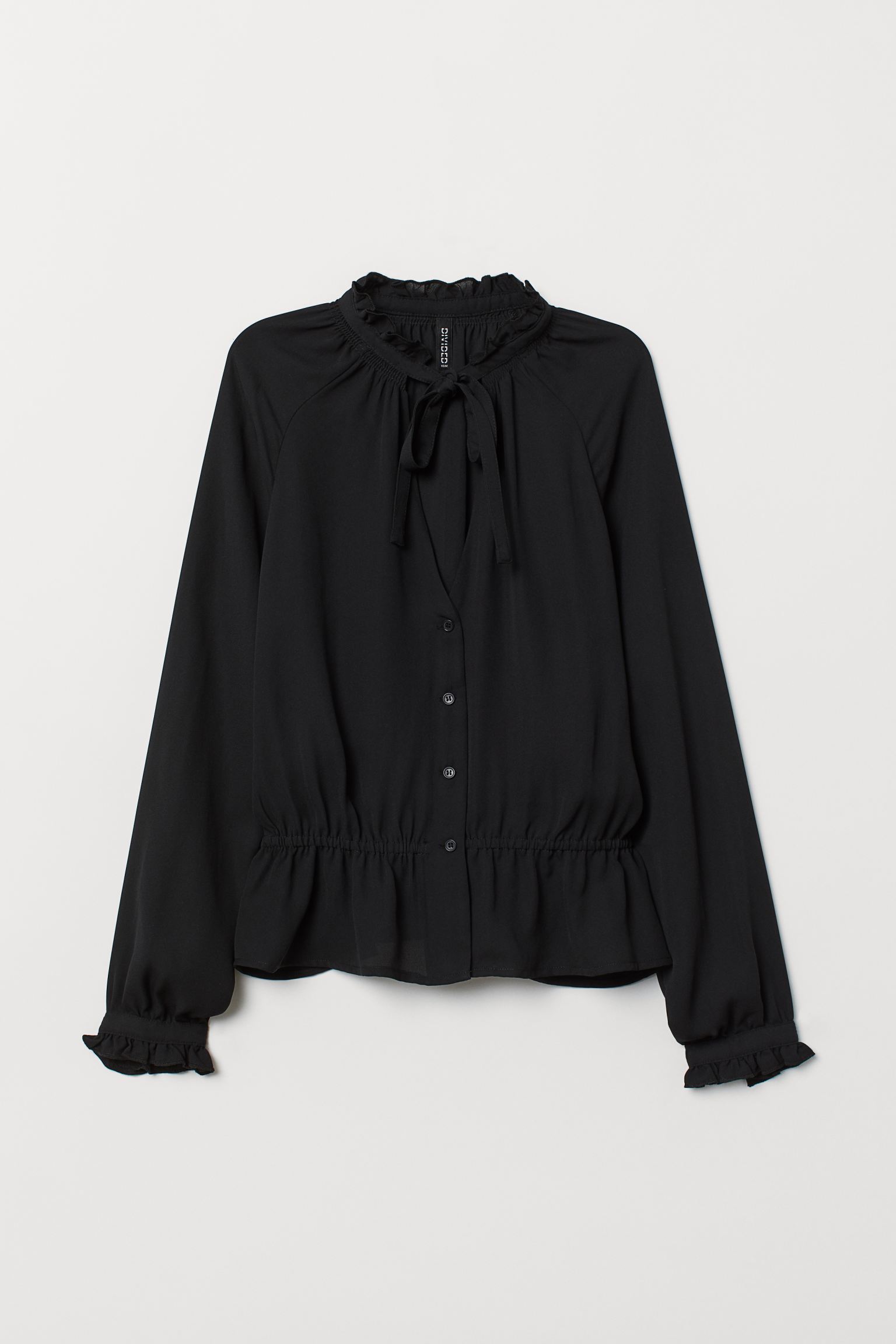 

Блуза H&M  черный 14127012749, Блуза H&M 36 черный 14127012749