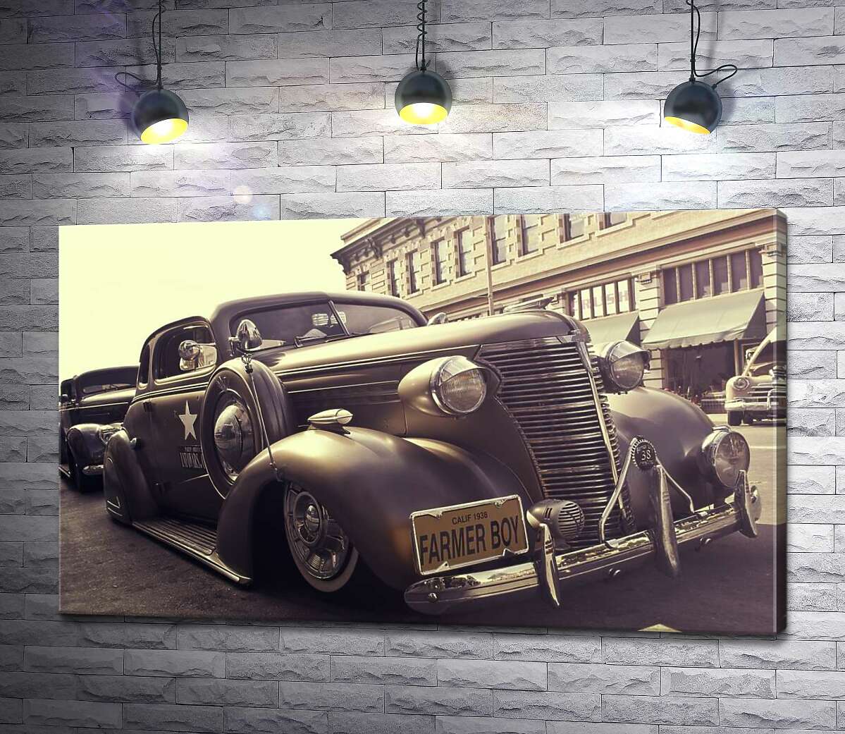 

Картина ArtPoster "Farmer boy" – автомобиль Chevrolet Master 1938 года 100x60 см Модуль №1