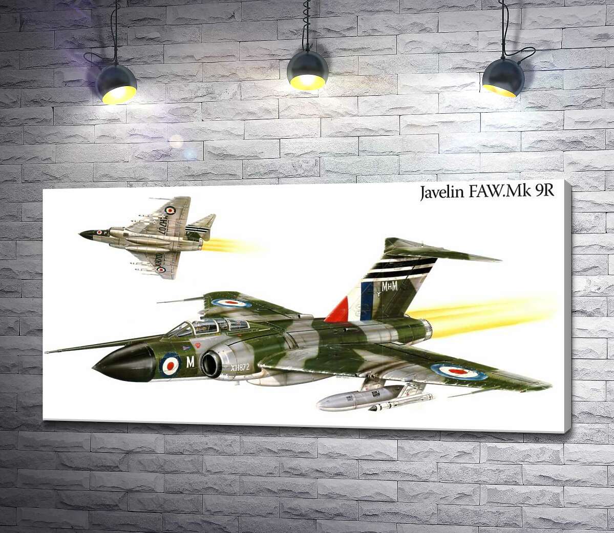 

Картина ArtPoster Британское "Копье" (Javelin FAW.Mk 9R) самолет-истребитель 100x50 см Модуль №1