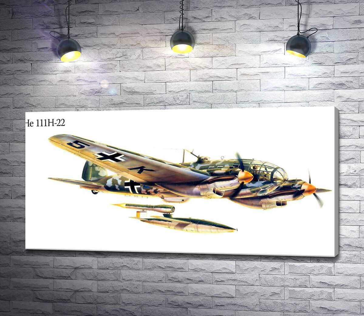 

Картина ArtPoster Heinkel He 111 – немецкий бомбардировщик 130x65 см Модуль №1