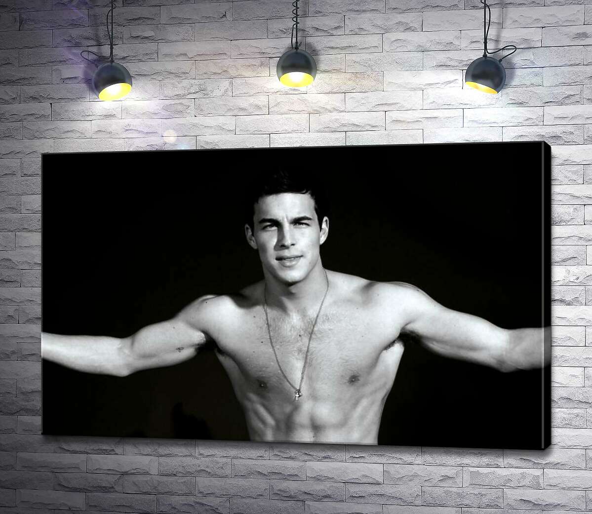 

Картина ArtPoster Брутальный Марио Касас (Mario Casas) с обнаженным торсом 130x81 см Модуль №1