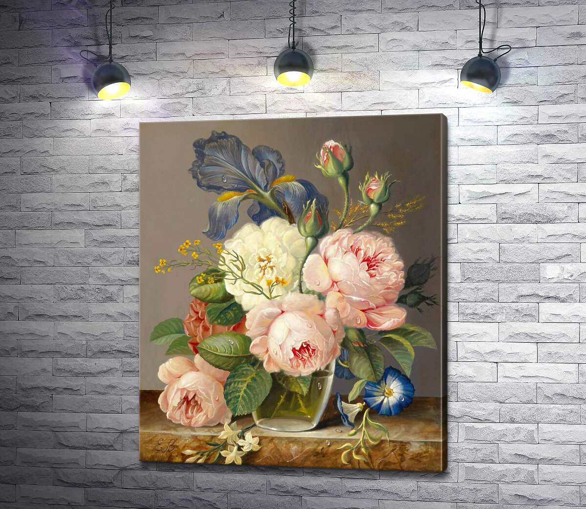 

Картина ArtPoster Винтажный букет цветов 130x156 см Модуль №1