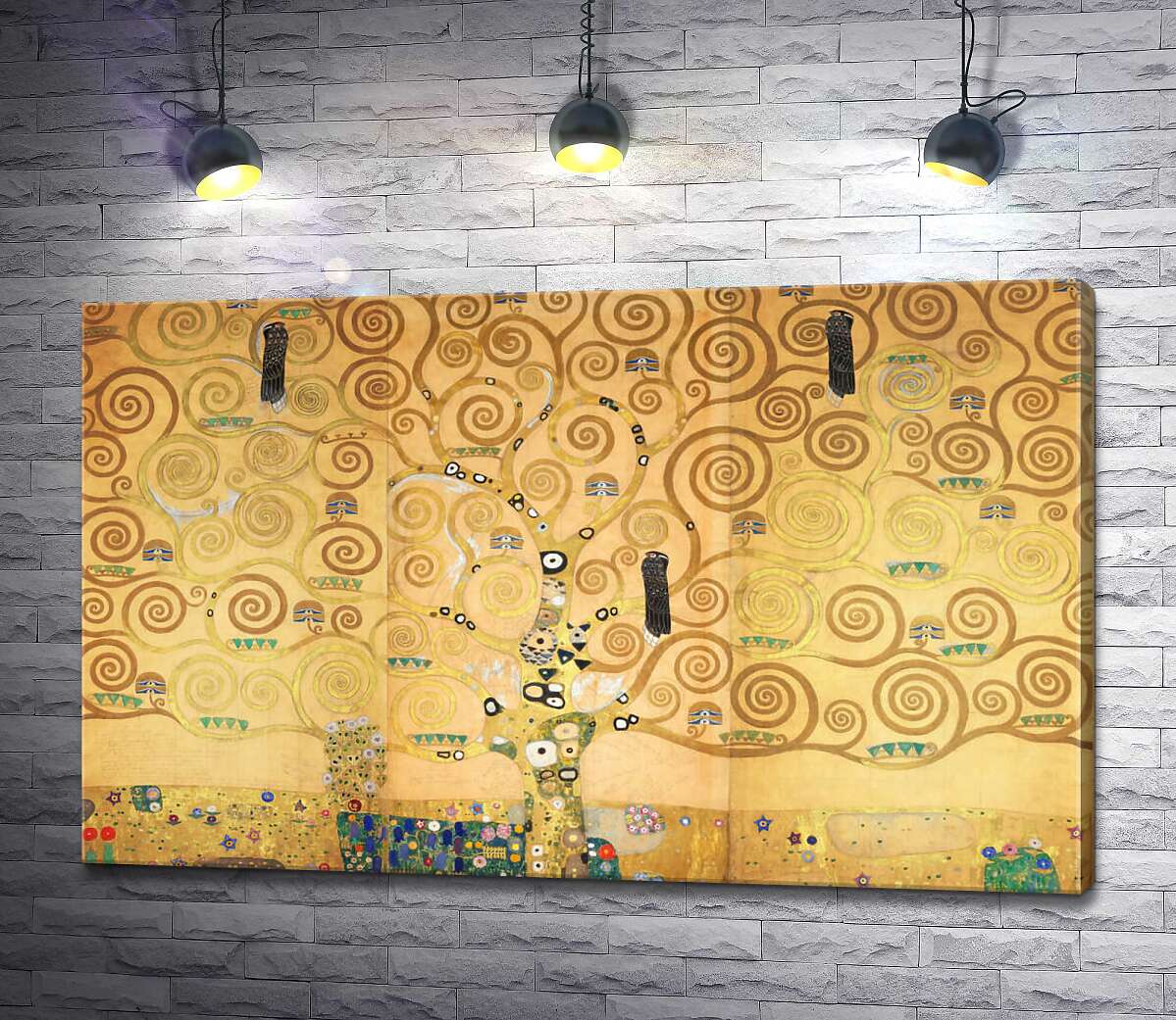 

Картина ArtPoster Дерево жизни (фриз Стокле, Stockletfries) - Густав Климт (Gustav Klimt) 130x81 см Модуль №1